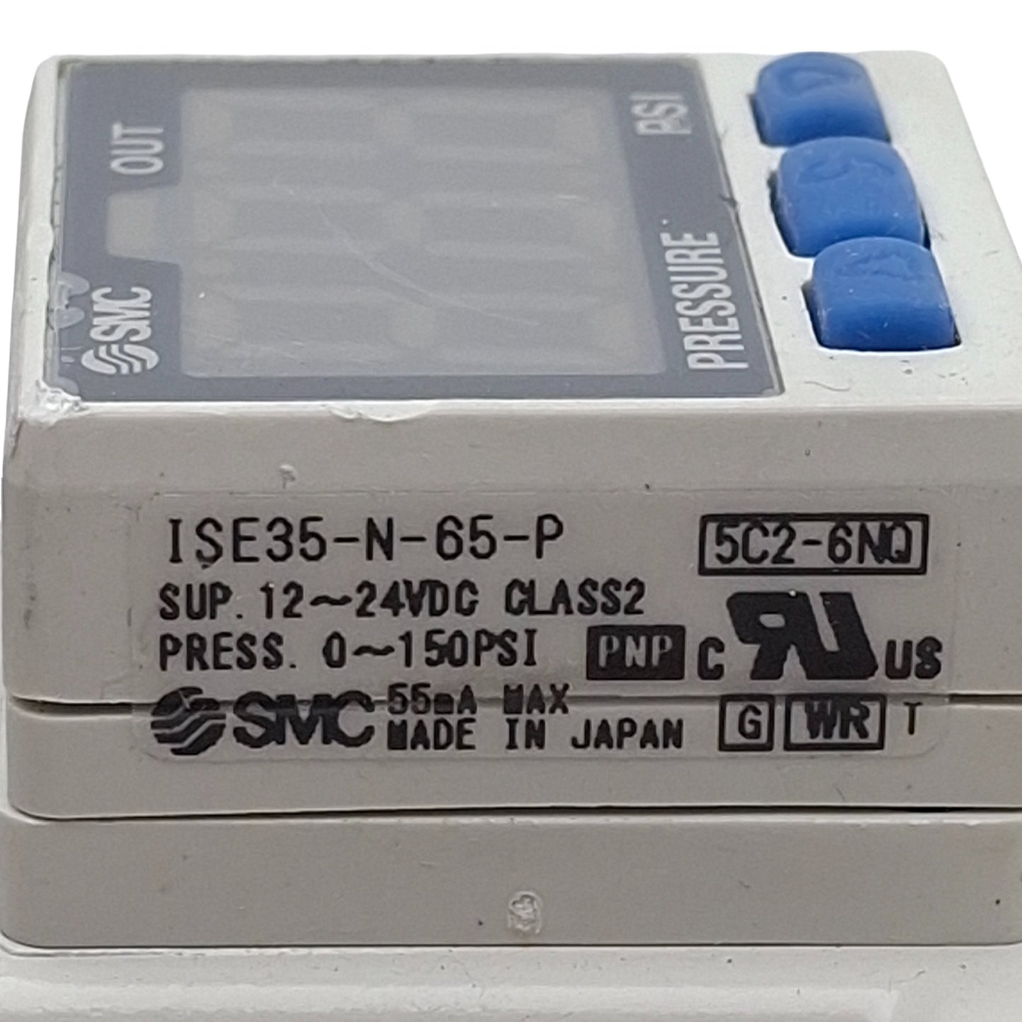 New – Open box SMC AR40-N04E3-RZ-B Pneumatic Regulator, 145psi Max, 7-125psi Set, 1/2in NPT