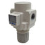 Used SMC AR40-N04E1-Z-B Pneumatic Regulator, 145psi Max, 7-125psi Set, 1/2in NPT