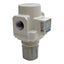 Used SMC AR40-N04E1-Z-B Pneumatic Regulator, 145psi Max, 7-125psi Set, 1/2in NPT