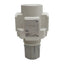 Used SMC AR40-N04E1-Z-B Pneumatic Regulator, 145psi Max, 7-125psi Set, 1/2in NPT