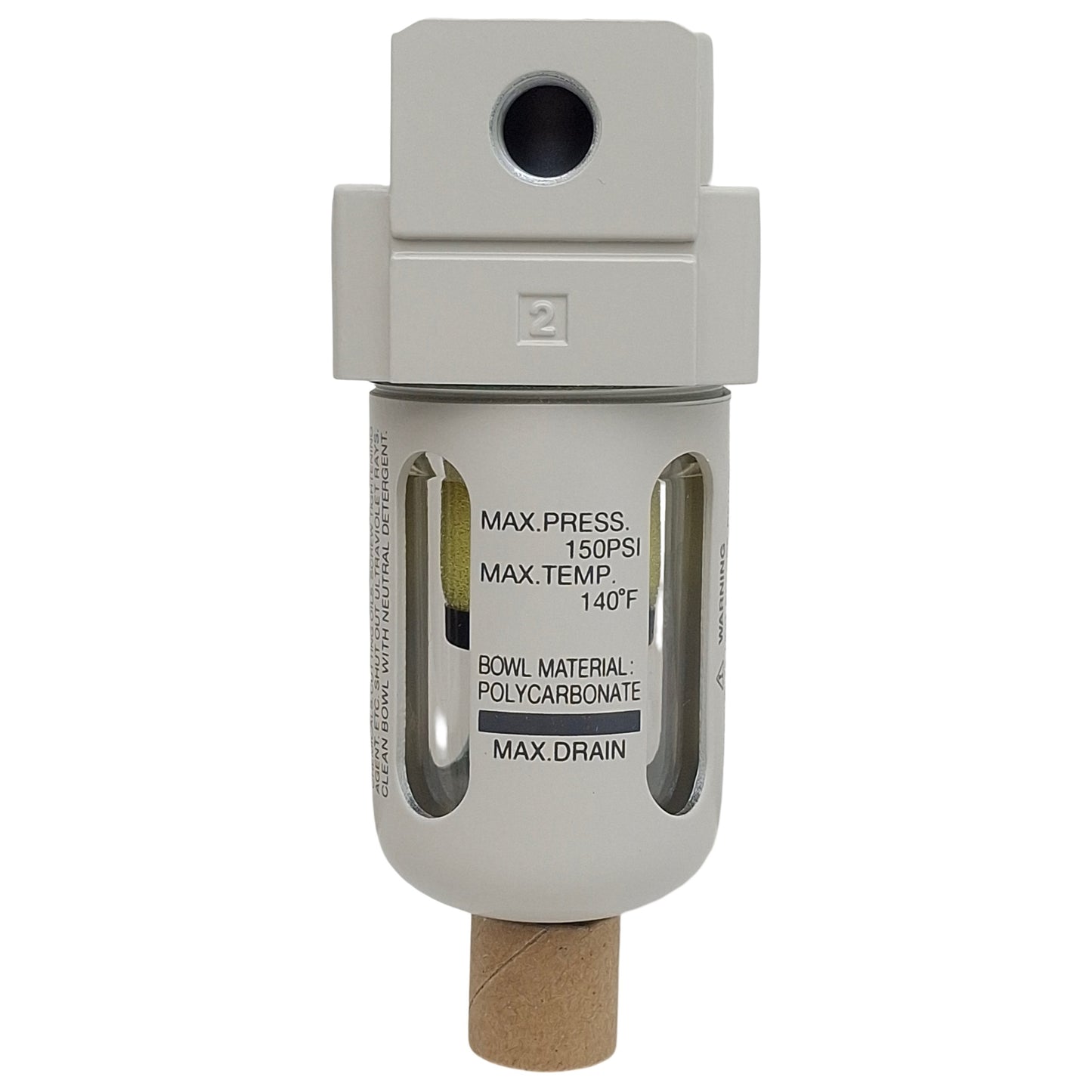 New SMC AFM20-N01B-CZ-A Pneumatic Mist Separator, 1/8in NPT, 150psi, 0.3µm, 200L/min