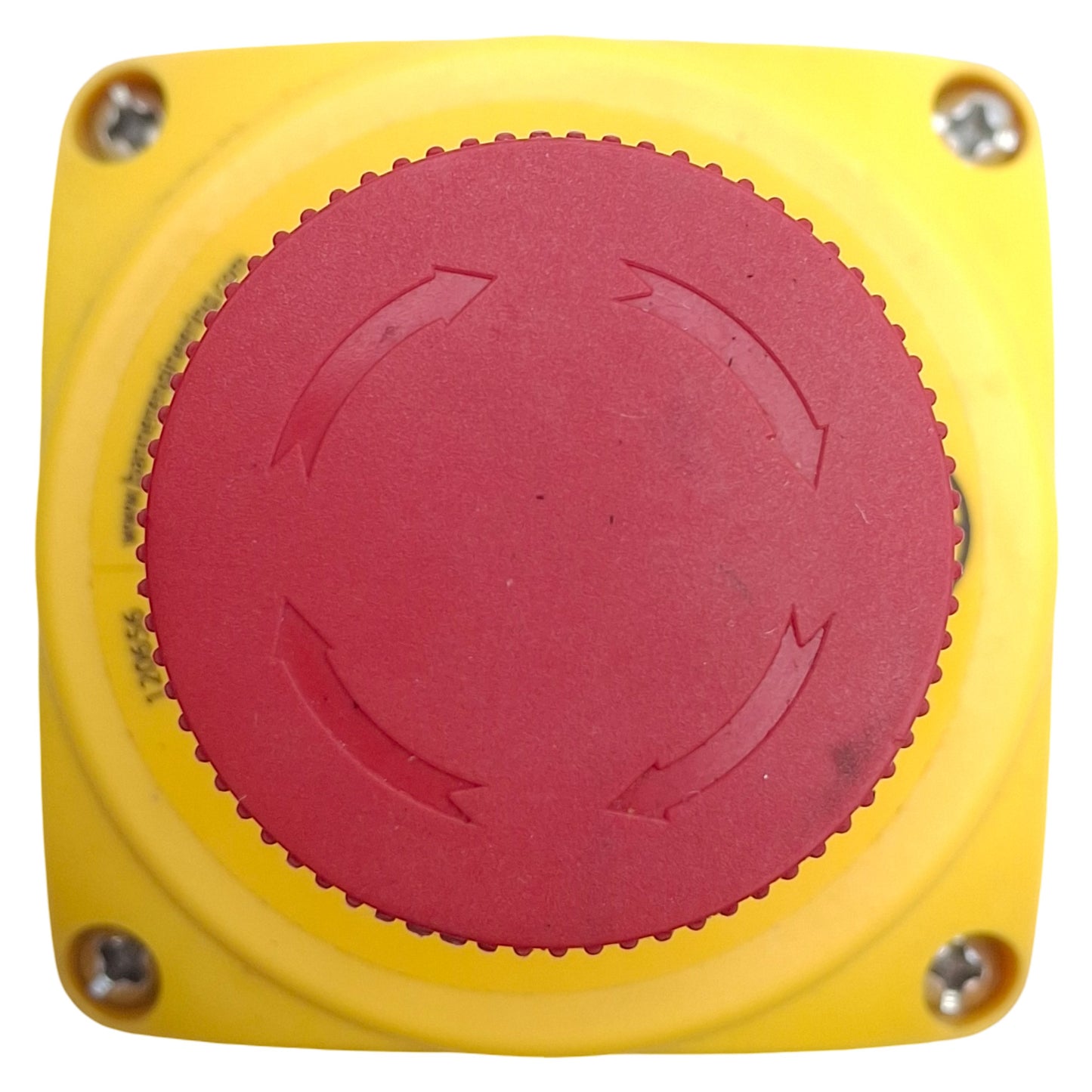 Used Banner SSA-EBM-02E Push Button Enclosure w/Maintained E-Stop Push-Twist 2NC