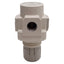 Used SMC AR40-N04-RZ-B Pneumatic Regulator, 7-125psi Set, 150psi Supply, 1/2in NPT