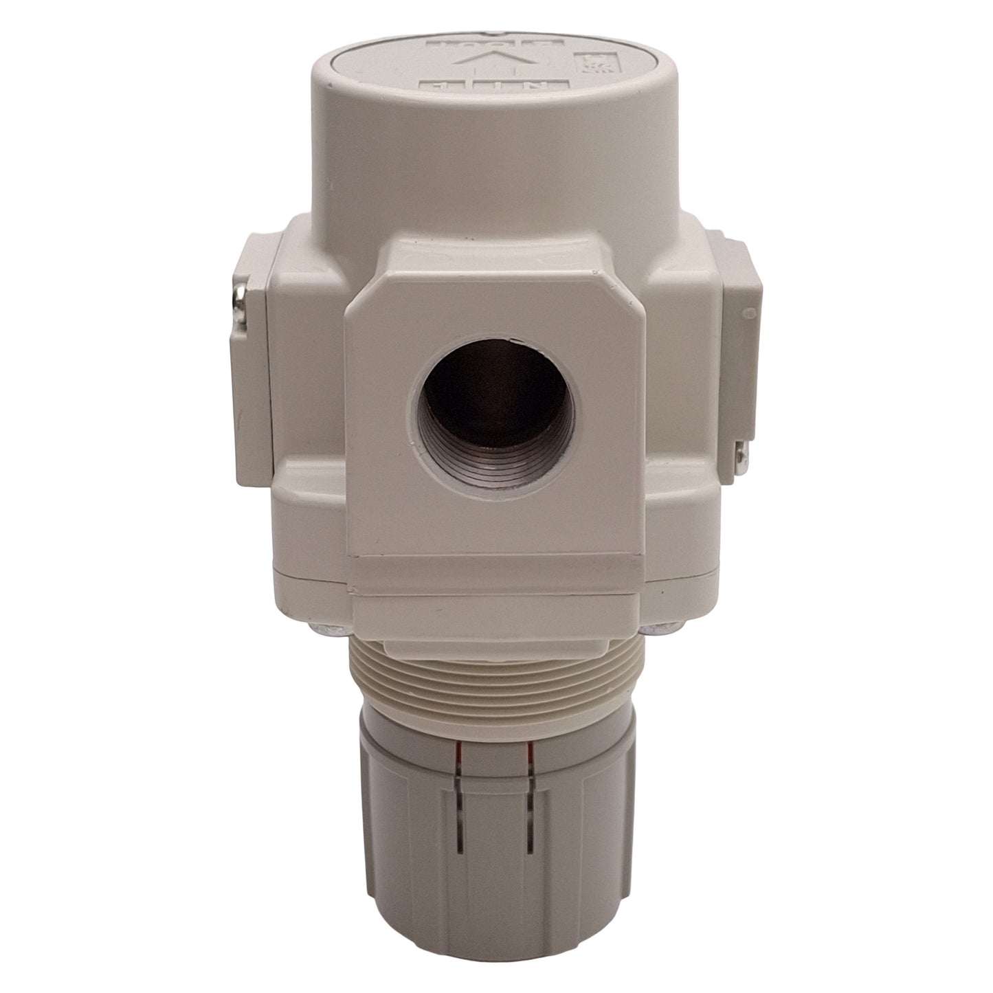 Used SMC AR40-N04-RZ-B Pneumatic Regulator, 7-125psi Set, 150psi Supply, 1/2in NPT