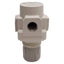 Used SMC AR40-N04-RZ-B Pneumatic Regulator, 7-125psi Set, 150psi Supply, 1/2in NPT
