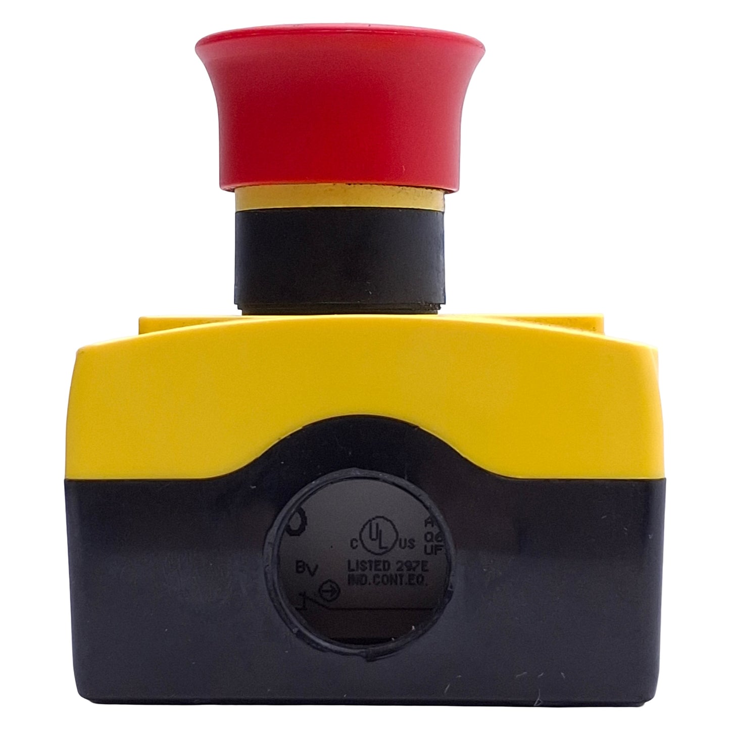 Used Baco LBX130003 Push Button Enclosure w/ Maintained Push/Pull E-Stop, 2NC