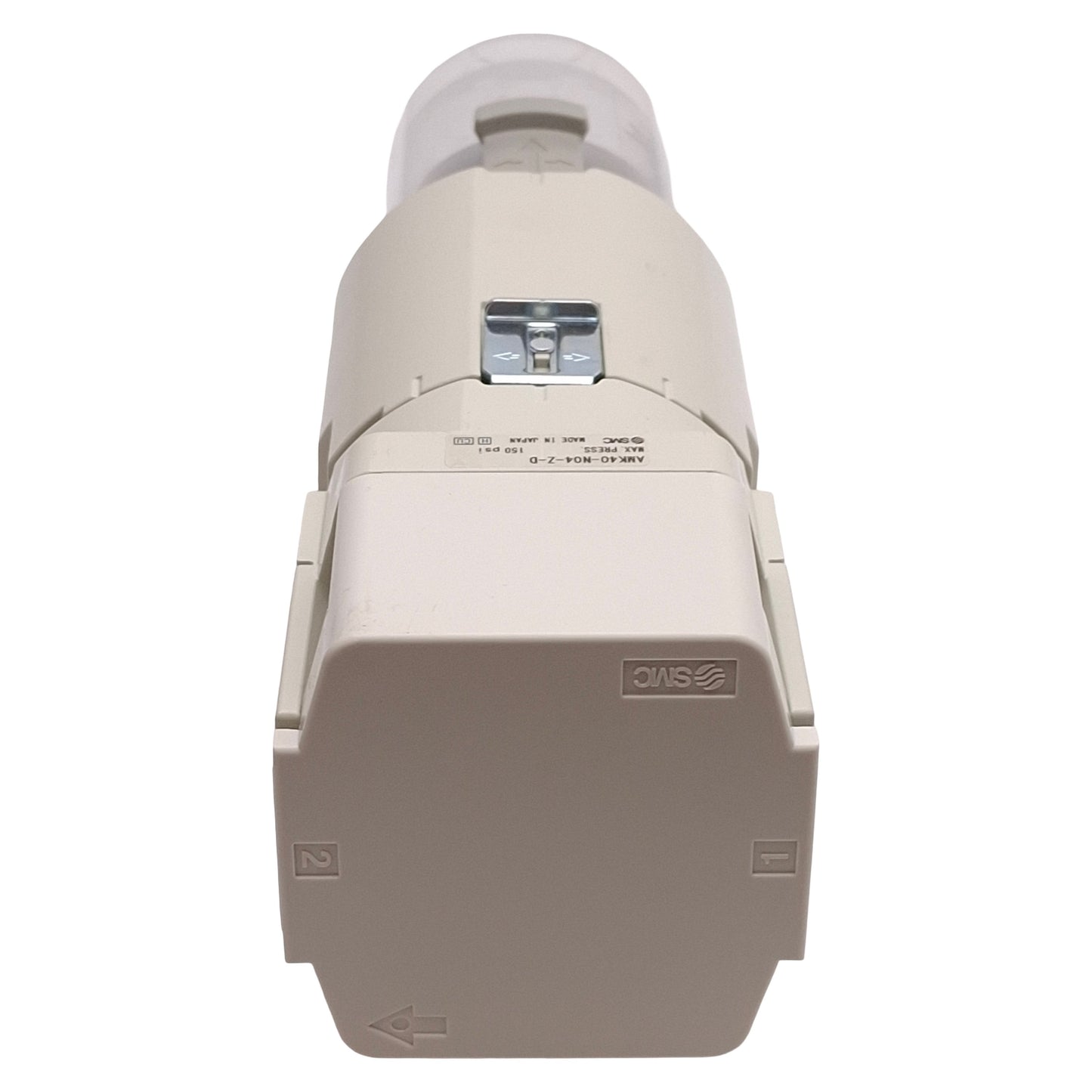 Used SMC AMK40-N04-Z-D Pneumatic Activated Carbon Filter 0.0025ppm, 150psi, 1/2in NPT