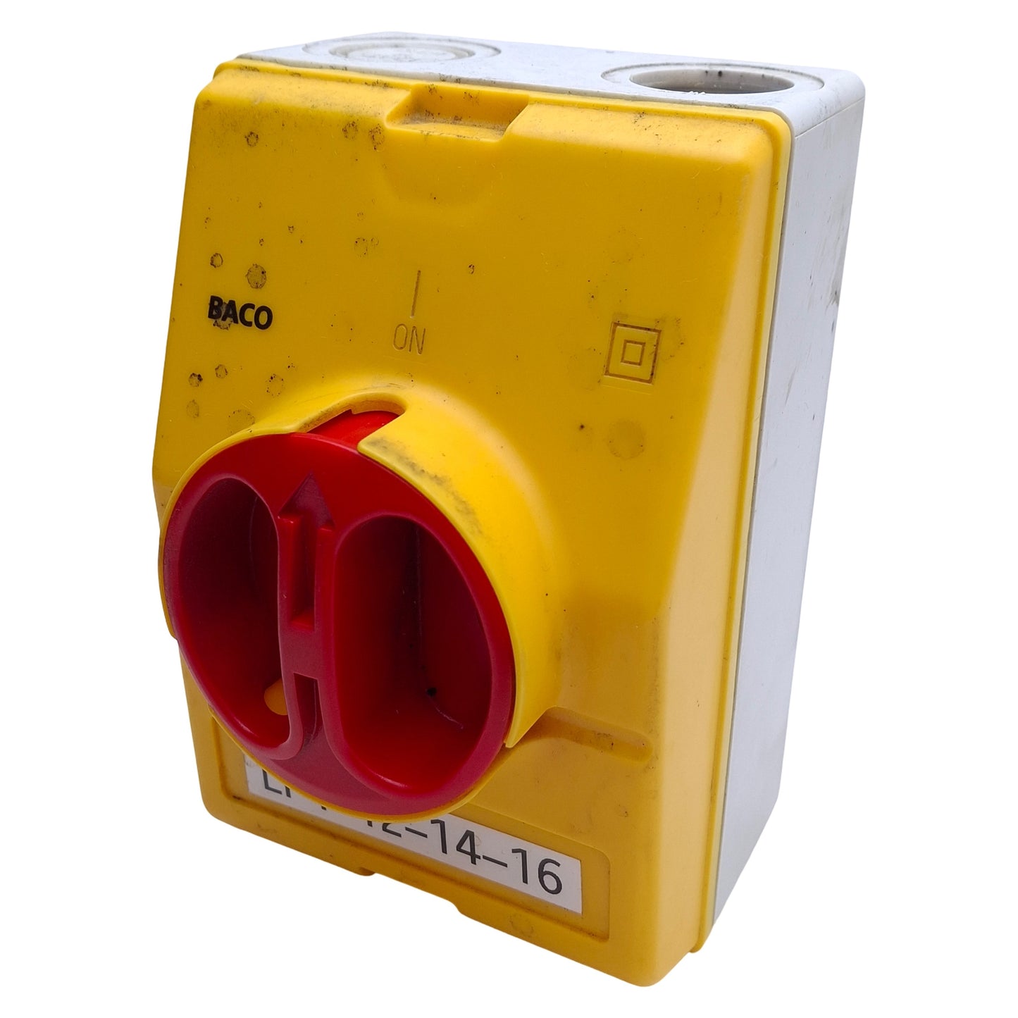 Used Baco 0172161 Disconnect Switch 3-Pole, 32A, 600VAC, NEMA 4X Enclosure Type