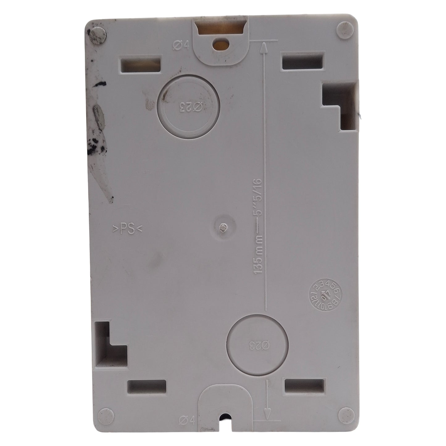 Used Baco 0172161 Disconnect Switch 3-Pole, 32A, 600VAC, NEMA 4X Enclosure Type