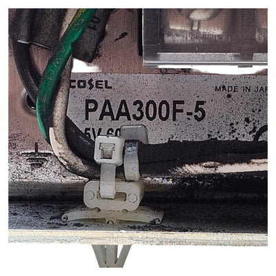 Used Cosel PAA300F-5 AC-DC Power Supply 100-240VAC 4.4A Input, 5VDC 60A Output