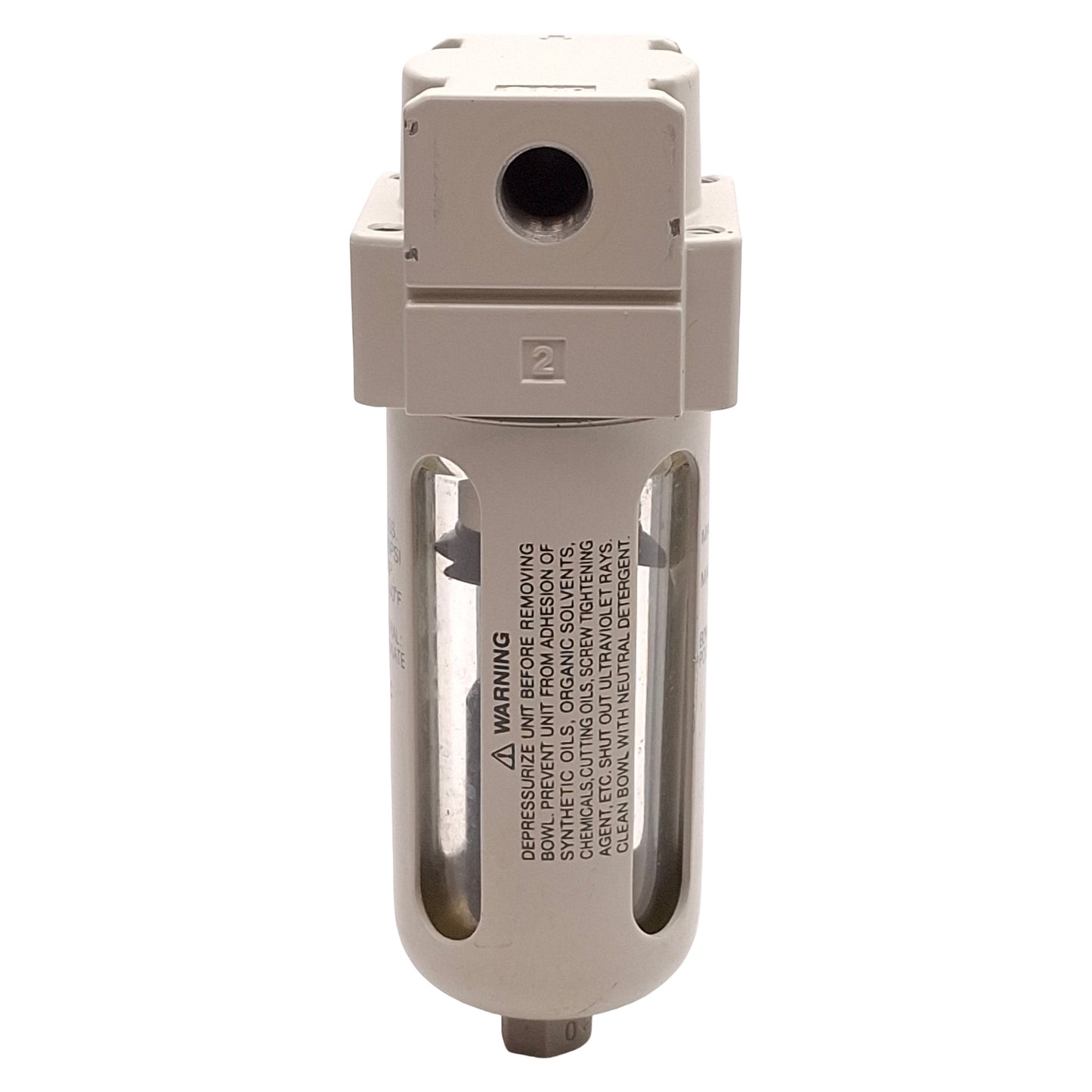 Used SMC AF20-N01C-CZ-A Pneumatic Filter, 5µm Filtration, 150psi, Auto Drain, 1/8NPT