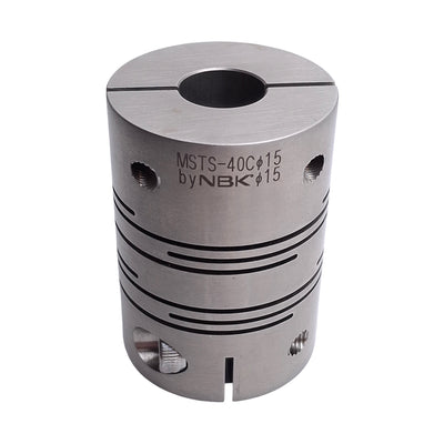 New NBK MSTS-40C-15-15 Flexible Coupling, ø15mm To ø15mm Bore, 56mm Length, 40mm OD