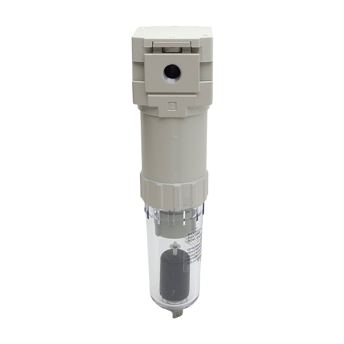 Used SMC AFF20-N01C-RZ-D Main Line Air Filter, 150psi Max, 5µm Filtration, 1/8in NPT