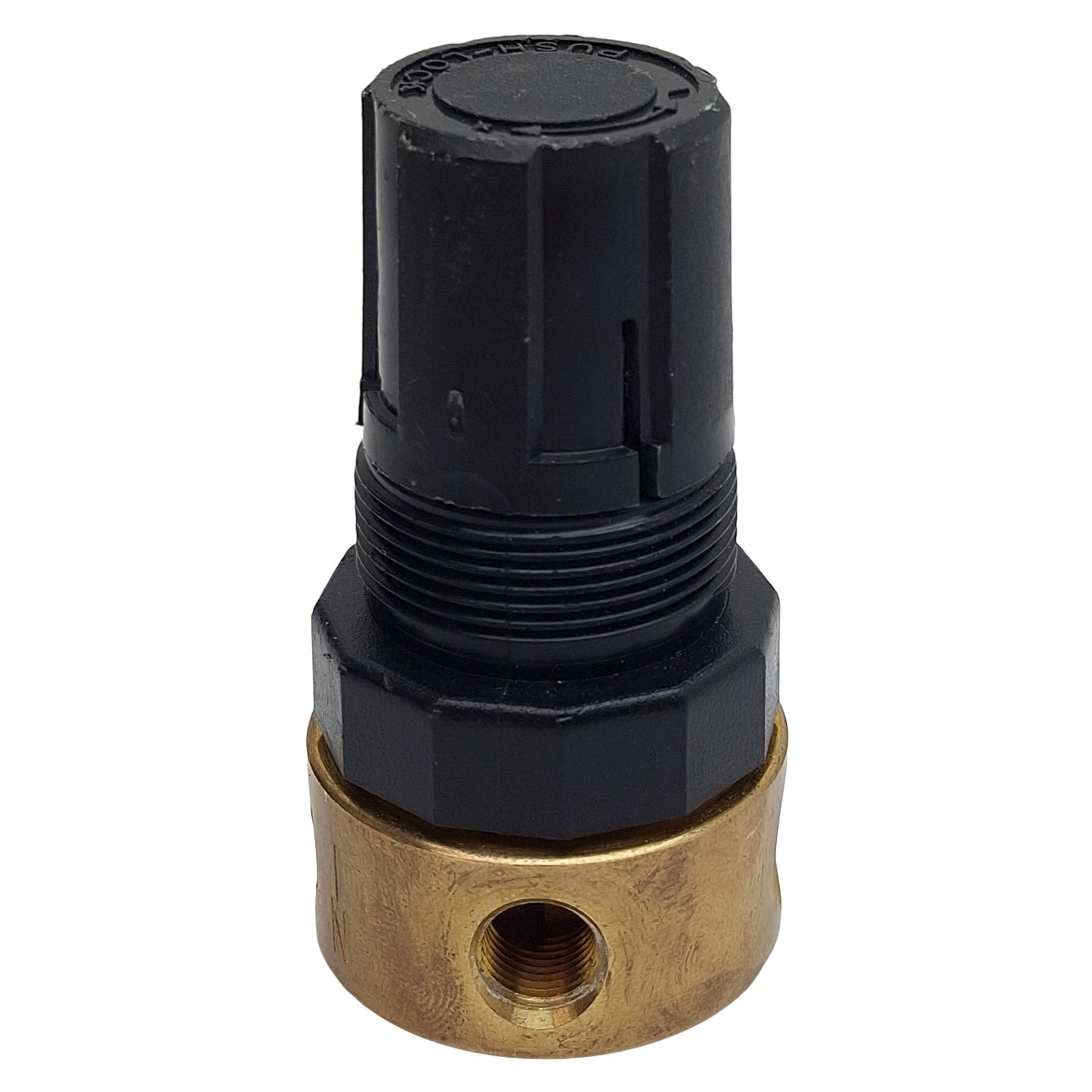 Used Parker 134-02C Brass Relief Valve 300psi Max In, 0-100psi Set, 1/8in x 1/4in NPT