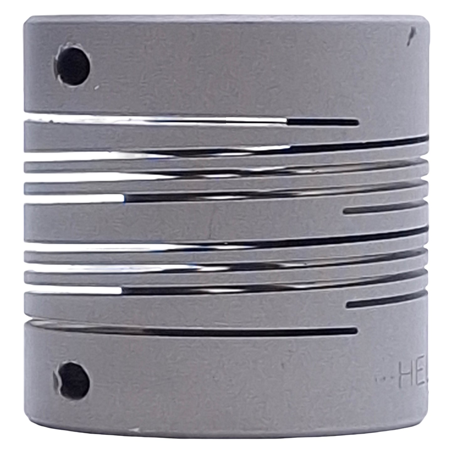 Used Helical ACR100-12-8 Flexible Aluminum Coupling ø3/8" ø1/4" Bore, 1" Length
