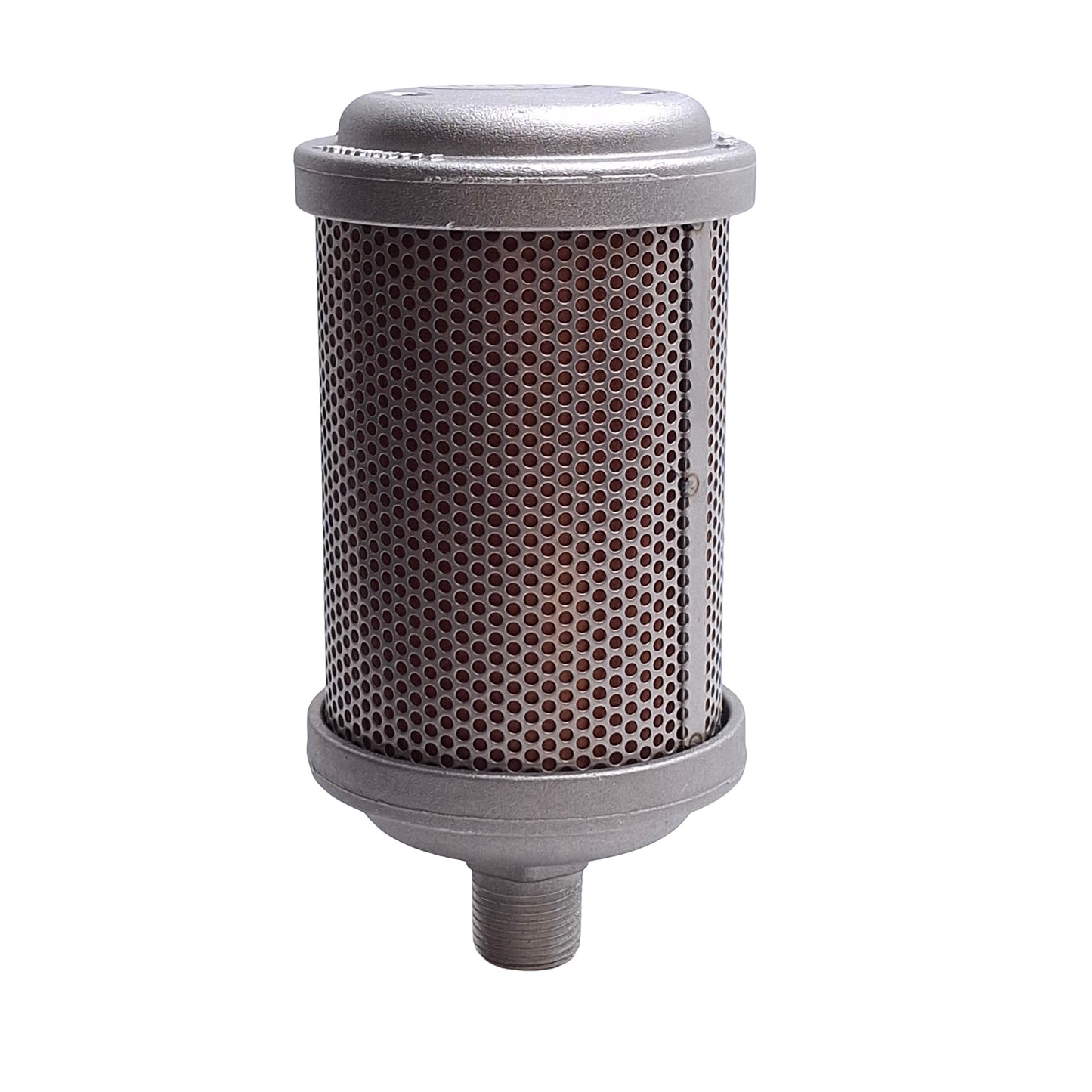 New Alwitco 0111000 M00 Pneumatic Muffler, 3/8in NPT Male, 125psi, ø2.59in x 5.12in