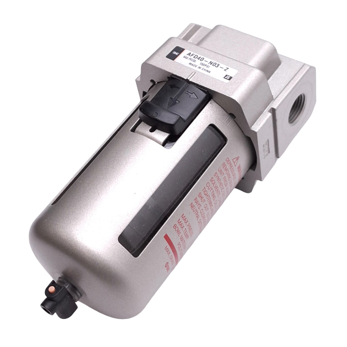 Used SMC AFD40-N03-Z Pneumatic Filter, 150psi Max, 0.01µm Filtration, 3/8in NPT