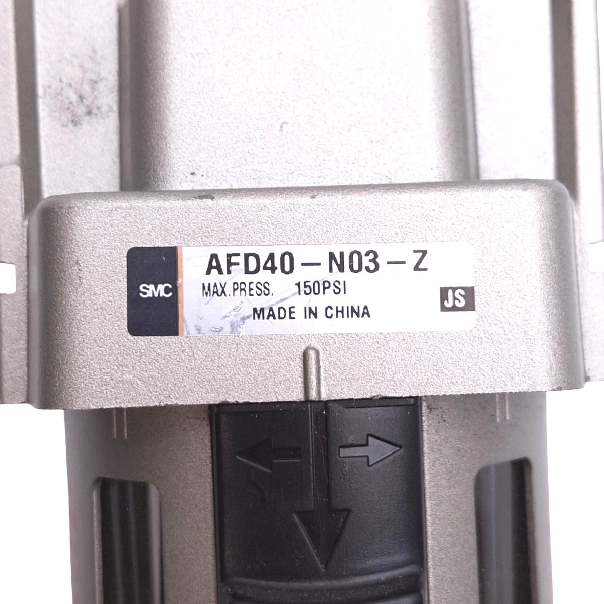 Used SMC AFD40-N03-Z Pneumatic Filter, 150psi Max, 0.01µm Filtration, 3/8in NPT
