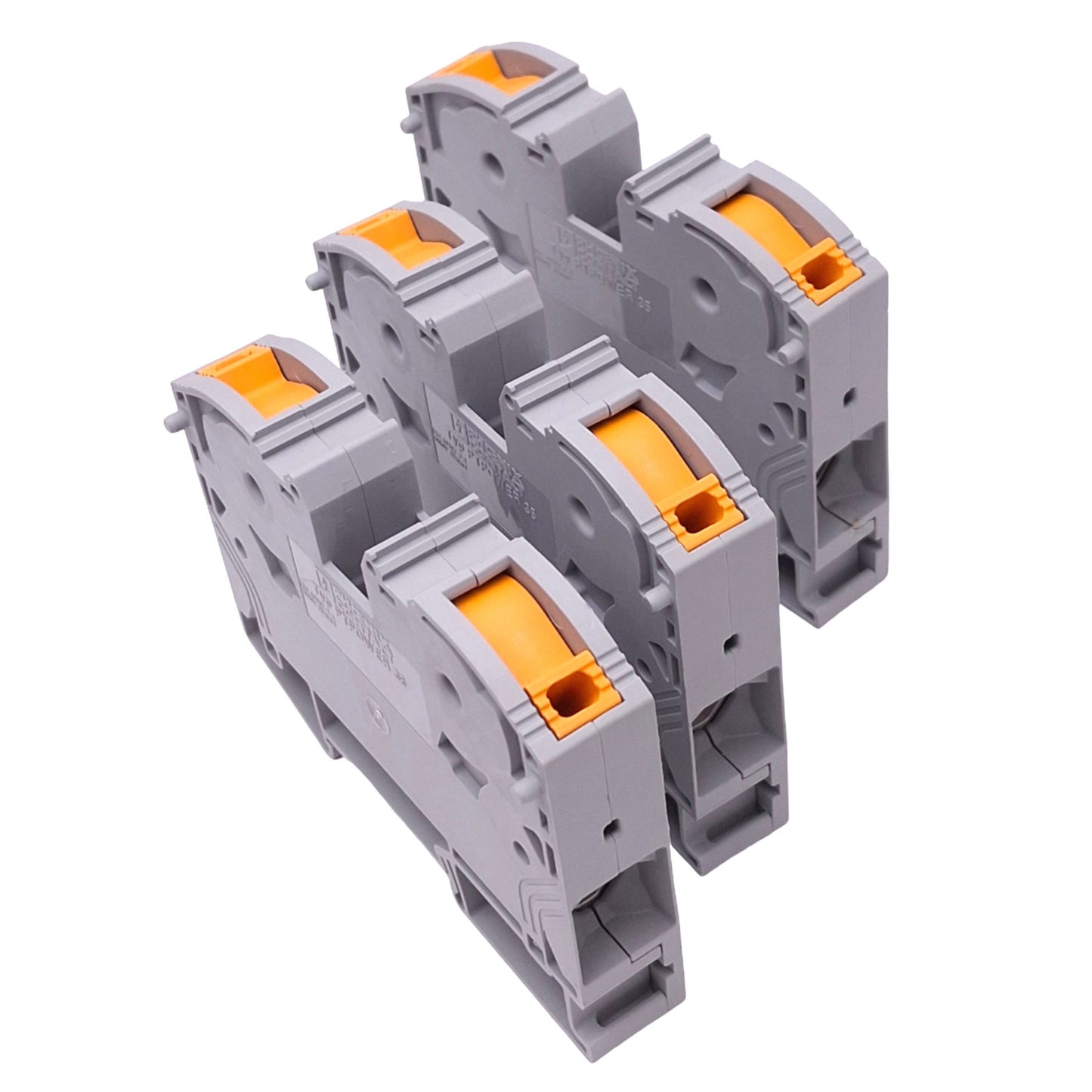 Used Lot of 3 Phoenix Contact 3212064 PTPOWER 35 Terminal Blocks, 1000V 125A Max