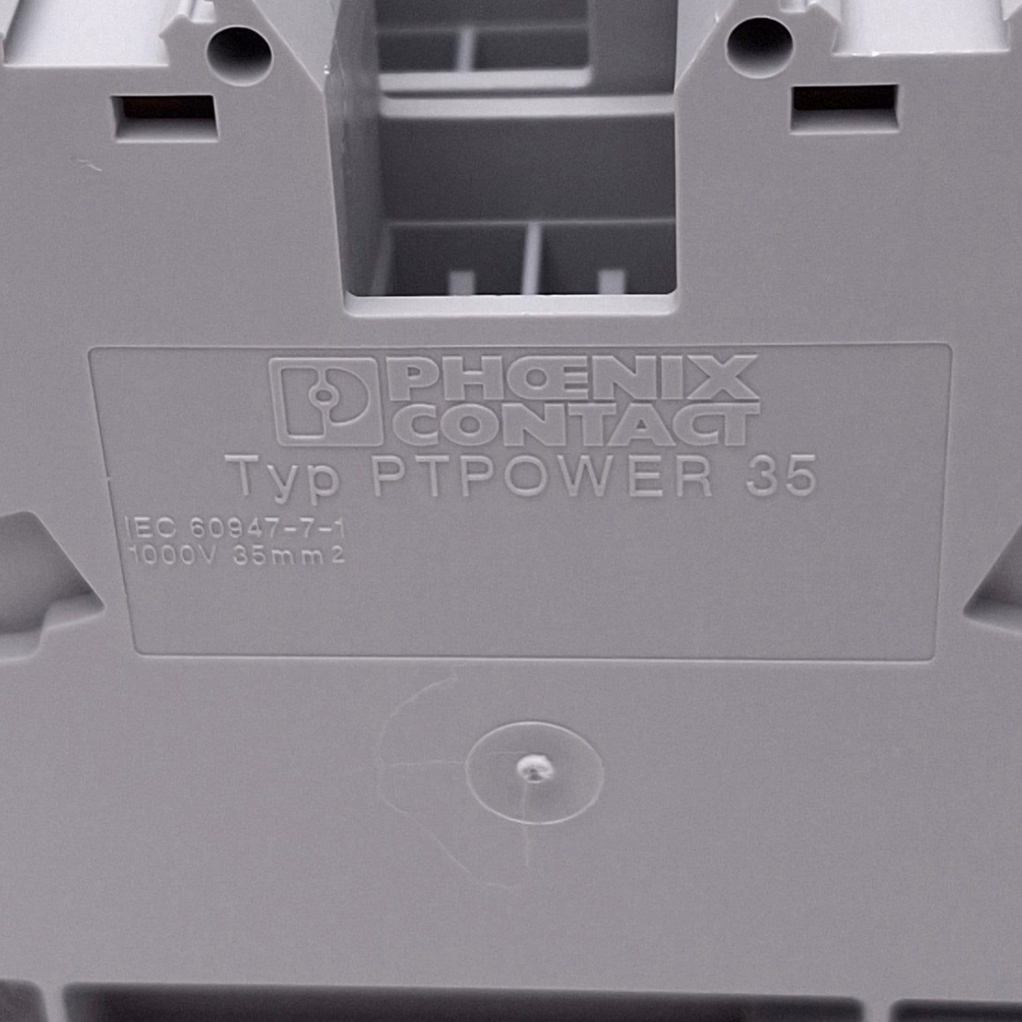 Used Lot of 3 Phoenix Contact 3212064 PTPOWER 35 Terminal Blocks, 1000V 125A Max