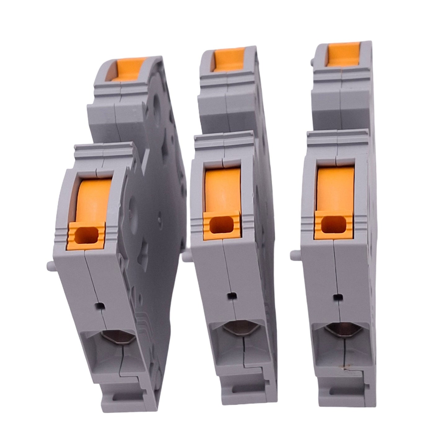 Used Lot of 3 Phoenix Contact 3212064 PTPOWER 35 Terminal Blocks, 1000V 125A Max