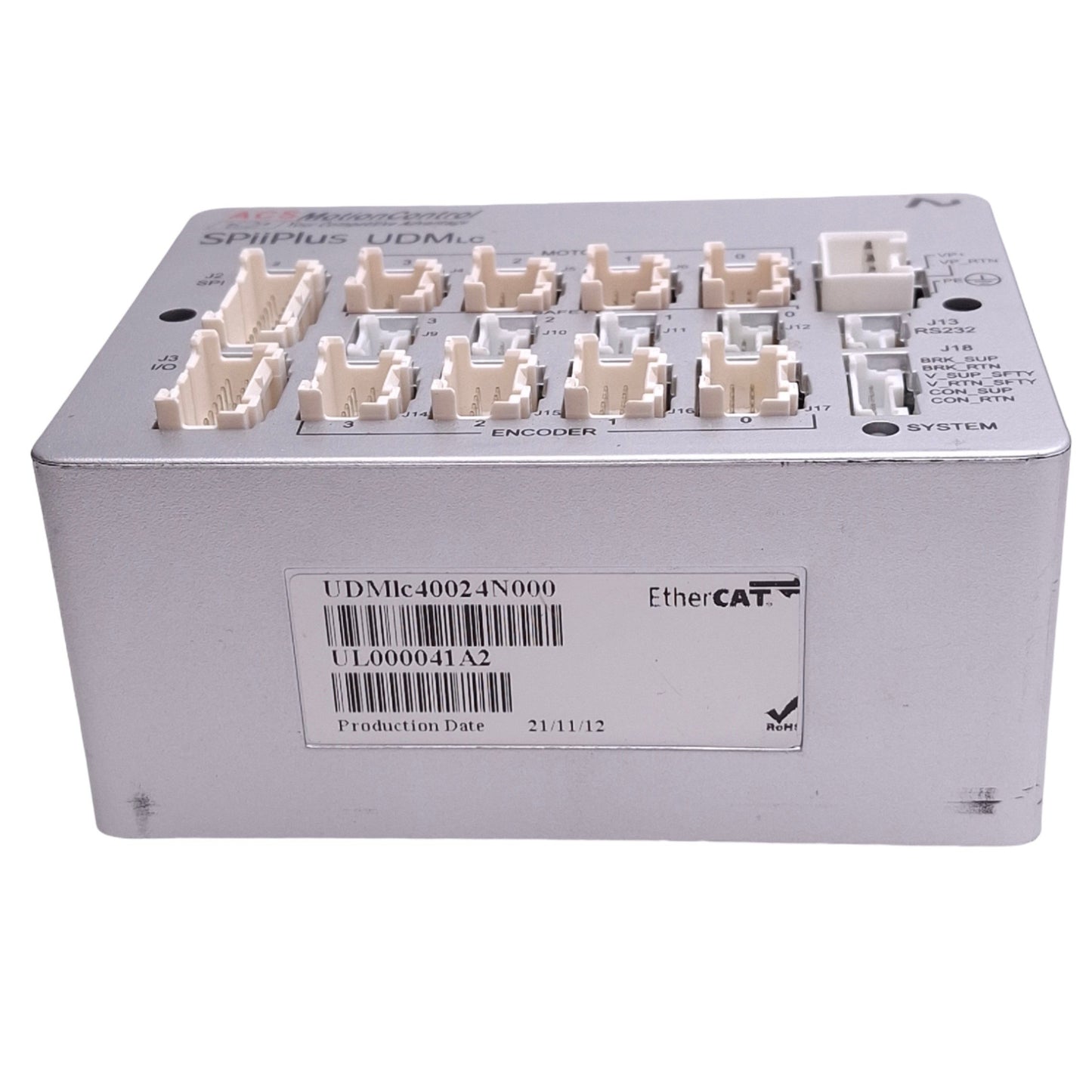 Used ACS Motion Control UDMlc40024N000 SPiiPlus UDMLC EtherCAT Drive Module, 15-48VDC