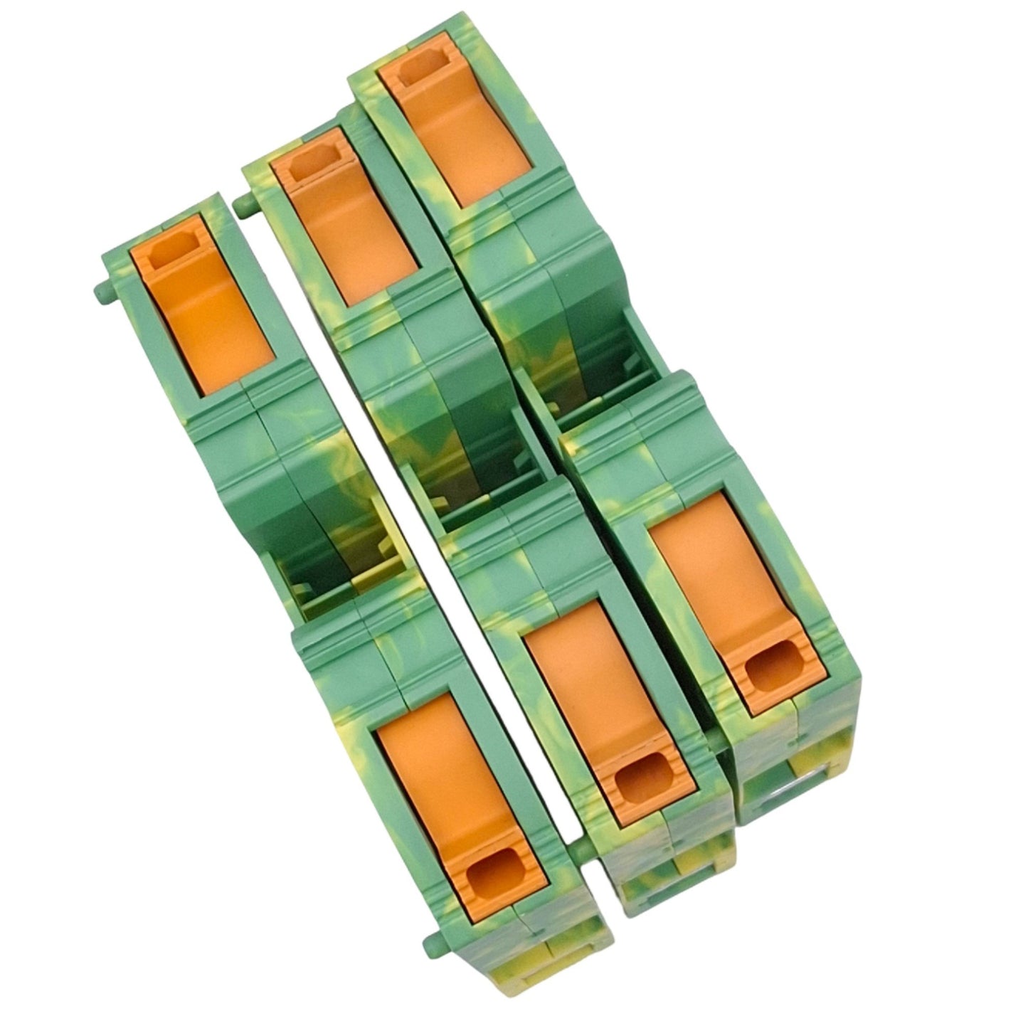 Used Lot of 3 Phoenix Contact 3212066 PTPOWER 35-PE Terminal Blocks, 1000V 125A Max