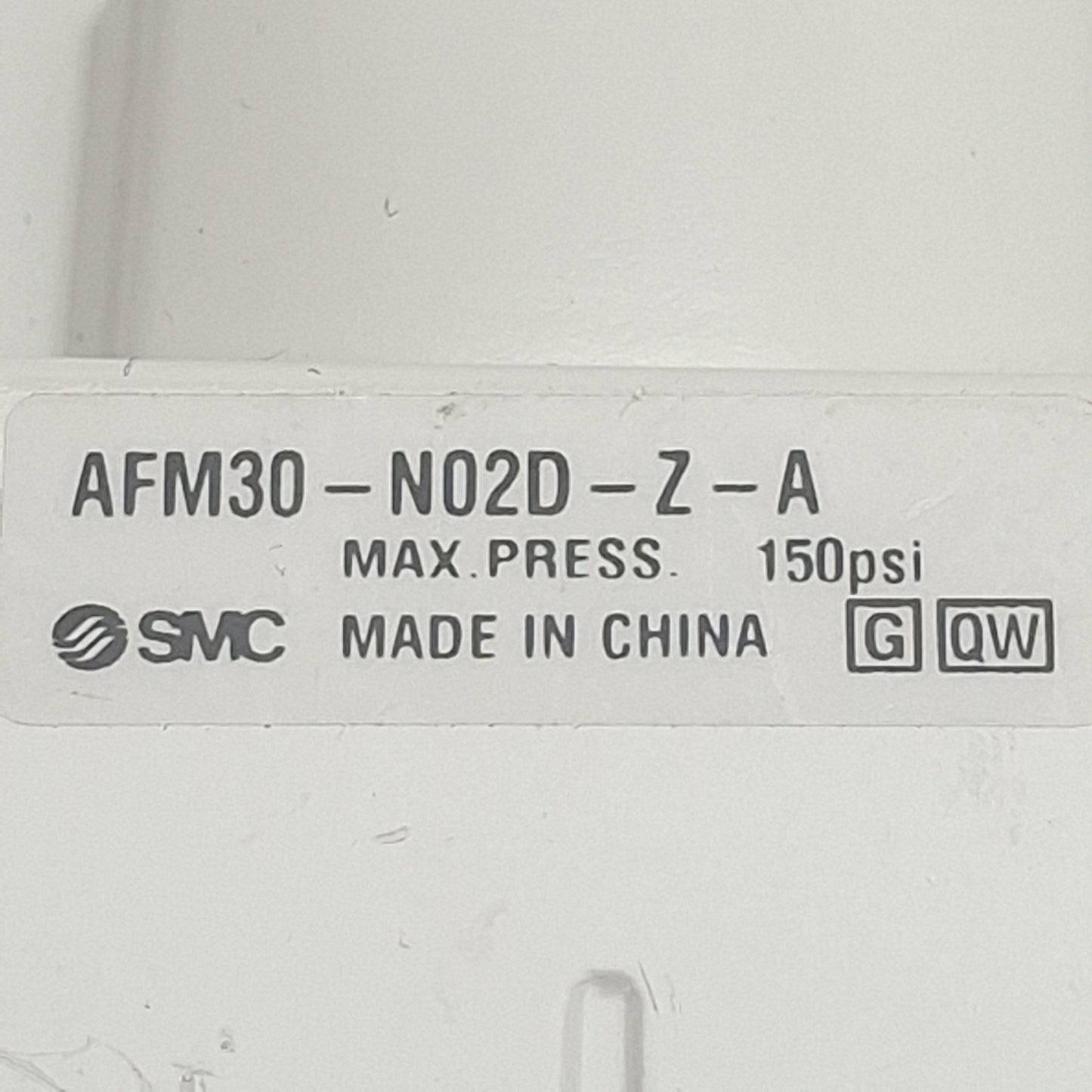 New – Open box SMC AFM30-N02D-Z-A Coalescing Mist Separator, 1/4" NPT, 150psi, 0.3µm, 450L/min