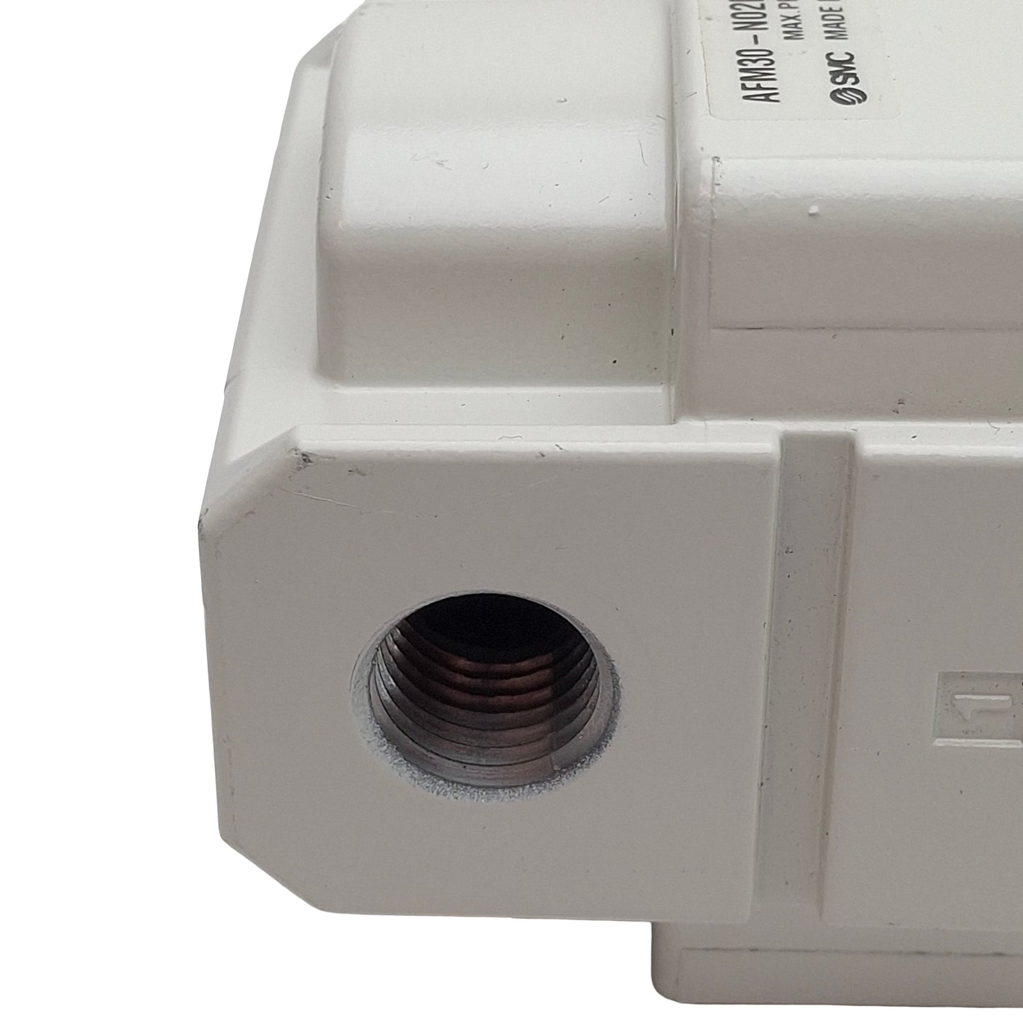 New – Open box SMC AFM30-N02D-Z-A Coalescing Mist Separator, 1/4" NPT, 150psi, 0.3µm, 450L/min