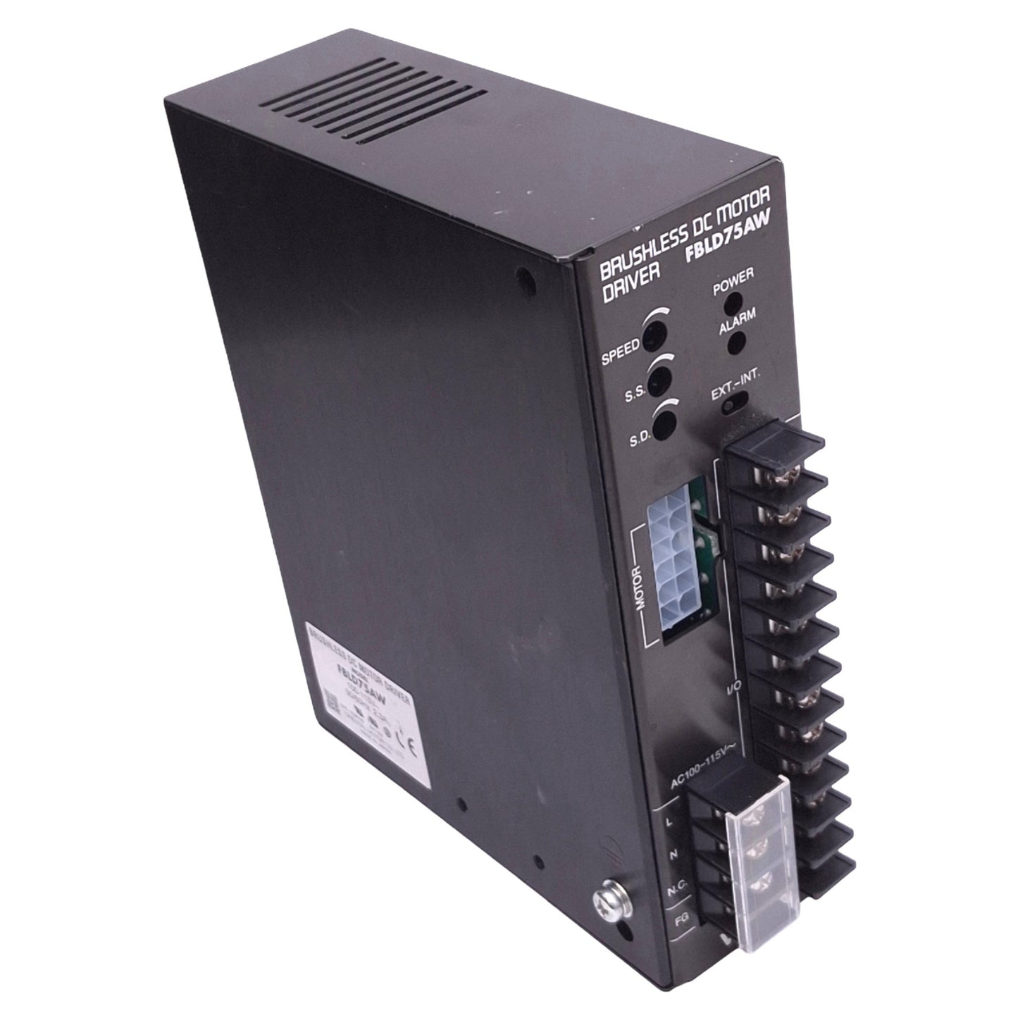 Used Oriental Motor FBLD75AW VEXTA Brushless DC Motor Driver, 100-115VAC In, 75W Max