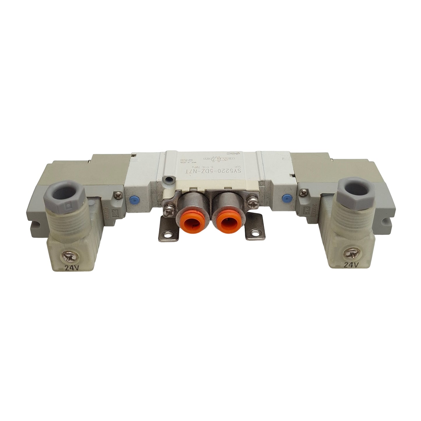 Used SMC SY5220-5DZ-N7T Solenoid Valve, 5/2-Way, ø1/4in Tube, 0.1-0.7MPa, 24VDC Coil