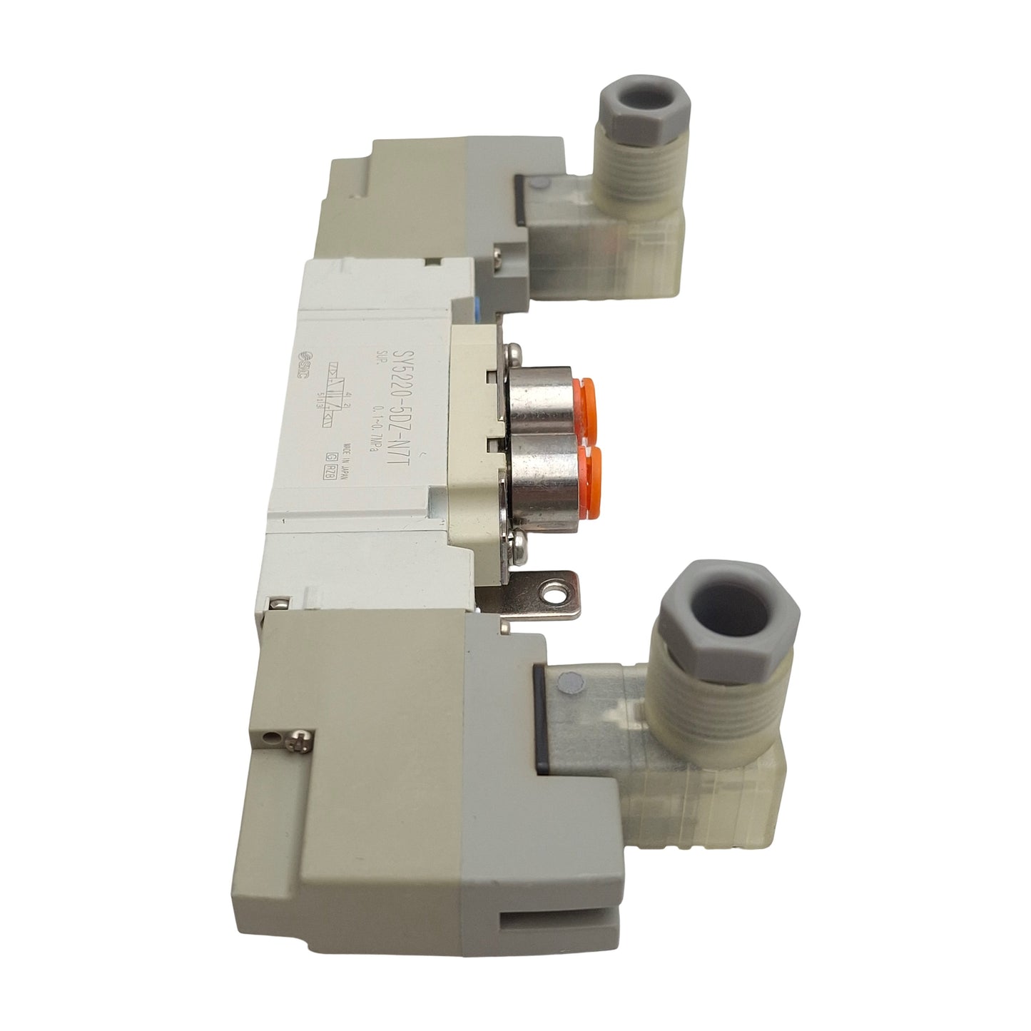 Used SMC SY5220-5DZ-N7T Solenoid Valve, 5/2-Way, ø1/4in Tube, 0.1-0.7MPa, 24VDC Coil