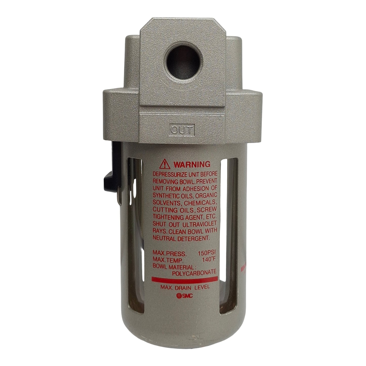 Used SMC AFM40-N03-Z Pneumatic Mist Separator, 3/8in NPT, 1.0MPa, 0.3µm, 1100L/min