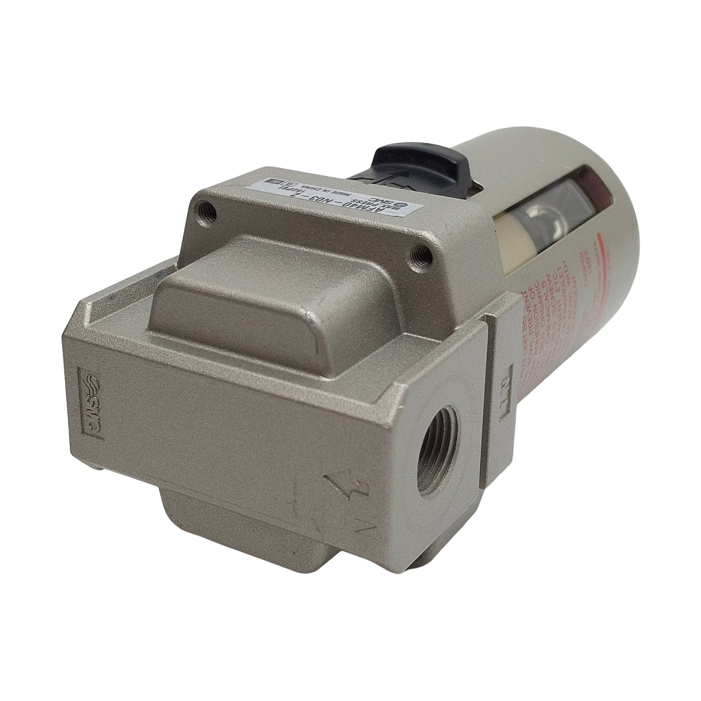 Used SMC AFM40-N03-Z Pneumatic Mist Separator, 3/8in NPT, 1.0MPa, 0.3µm, 1100L/min