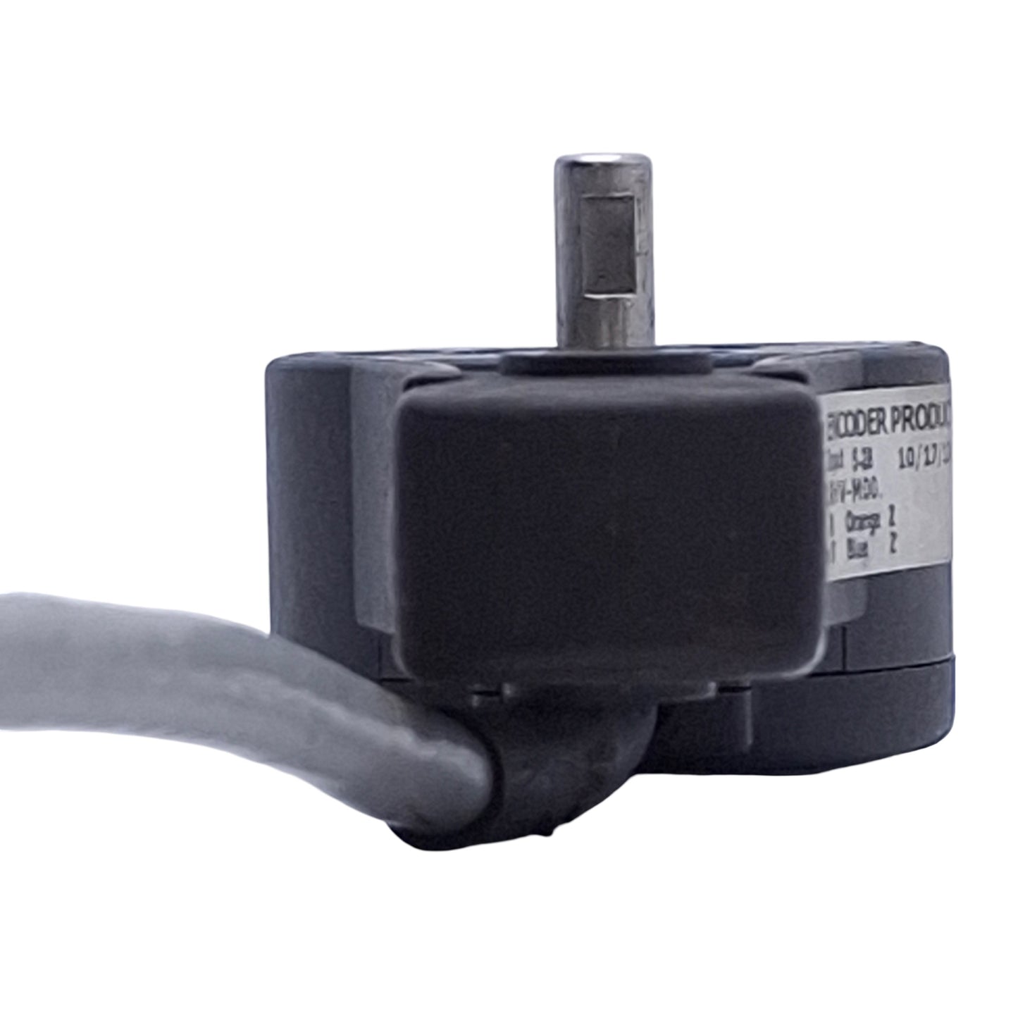 Used EPC Accu-Coder TR1-U1R4-3600NV1RHV-M00 Tru-Trac Wheel Encoder 5-28VDC, 3600PPR