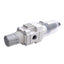 Used SMC AW40-N04DE-Z-B Filter/Regulator 7-125psi Set Pressure 1/2"NPT, 5µm, w/Gauge