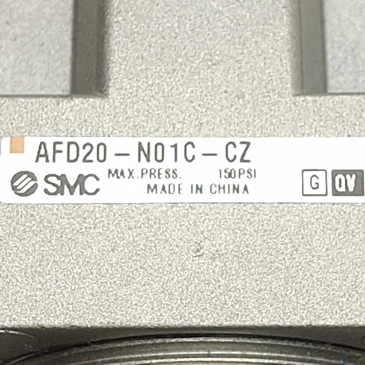 Used SMC AFD20-N01C-CZ Micro Mist Separator, N.C, 1/8in NPT, 150psi, 120L/min, 0.01µm