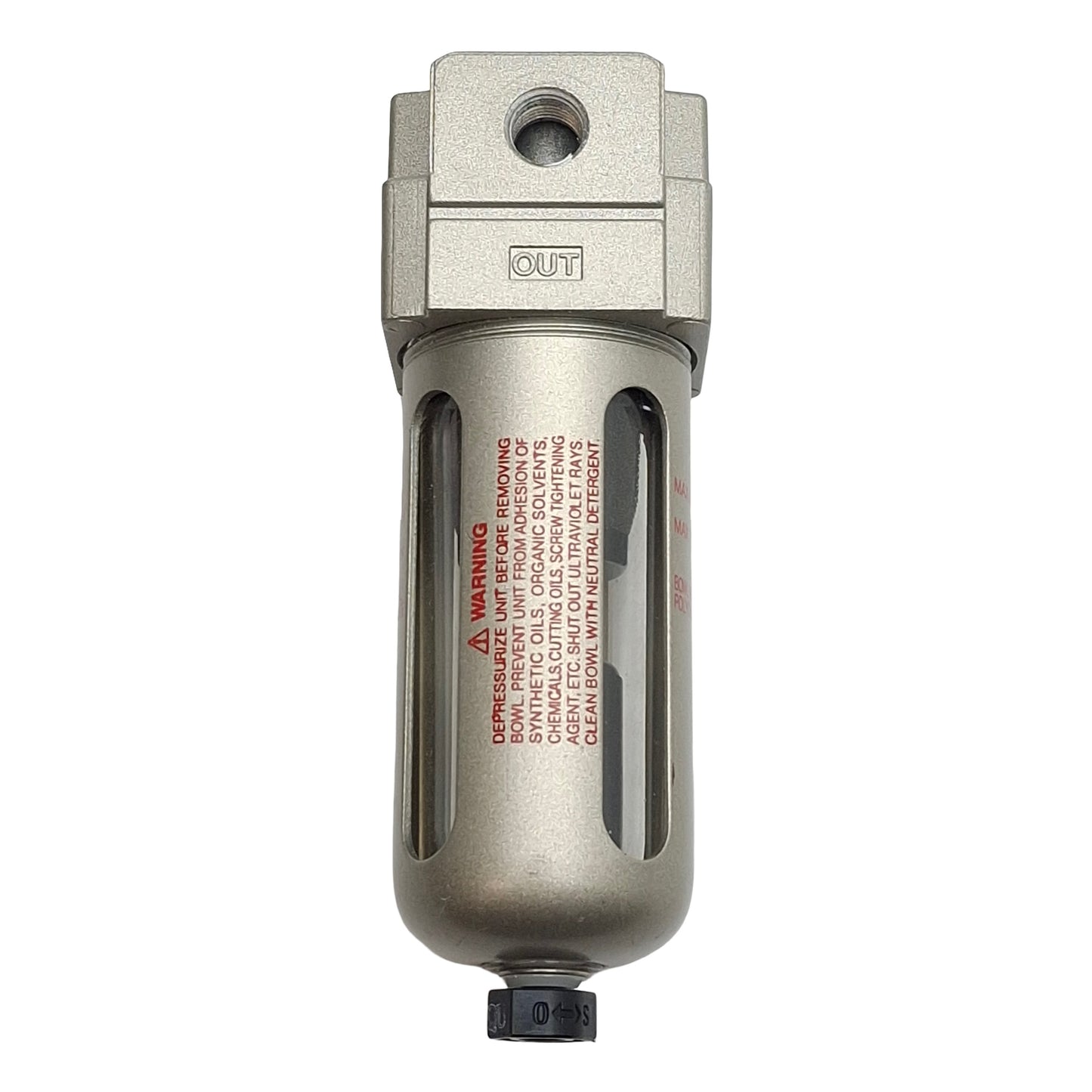 Used SMC AFD20-N01C-CZ Micro Mist Separator, N.C, 1/8in NPT, 150psi, 120L/min, 0.01µm