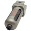 Used SMC AFD20-N01C-CZ Micro Mist Separator, N.C, 1/8in NPT, 150psi, 120L/min, 0.01µm