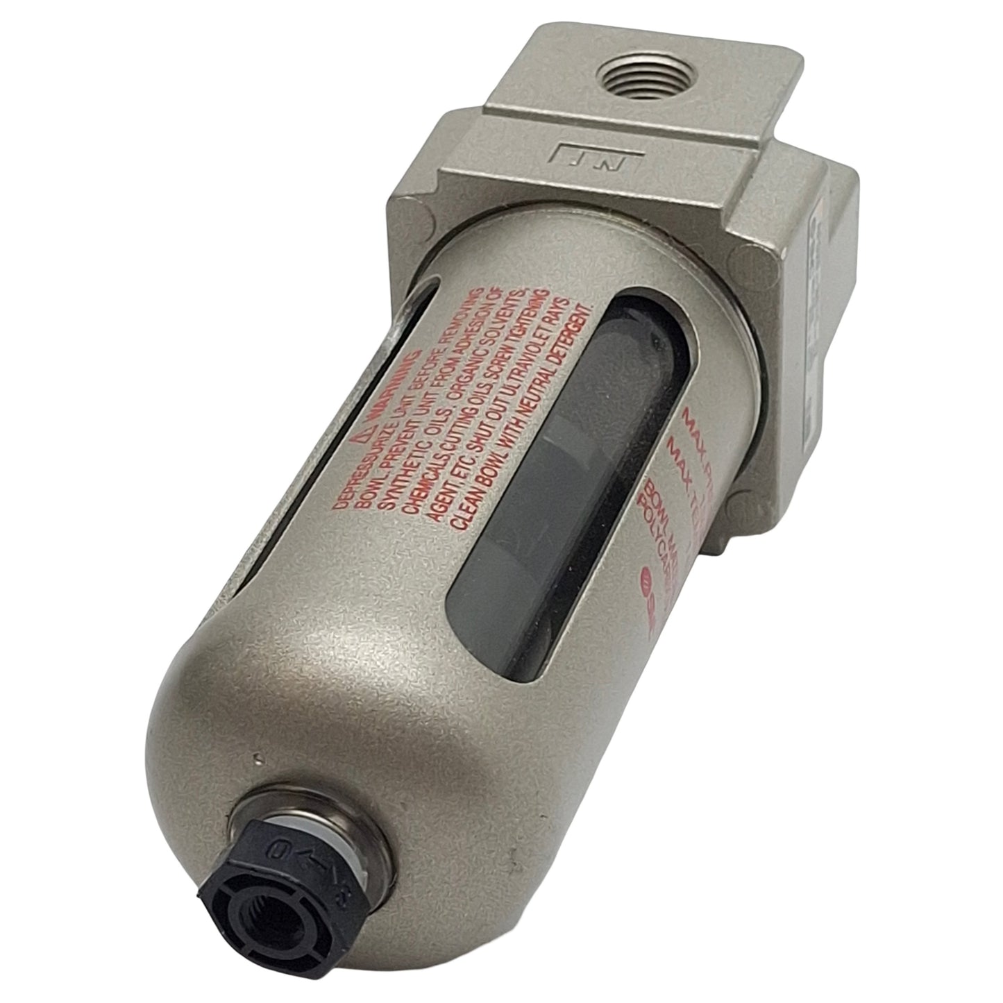 Used SMC AFD20-N01C-CZ Micro Mist Separator, N.C, 1/8in NPT, 150psi, 120L/min, 0.01µm