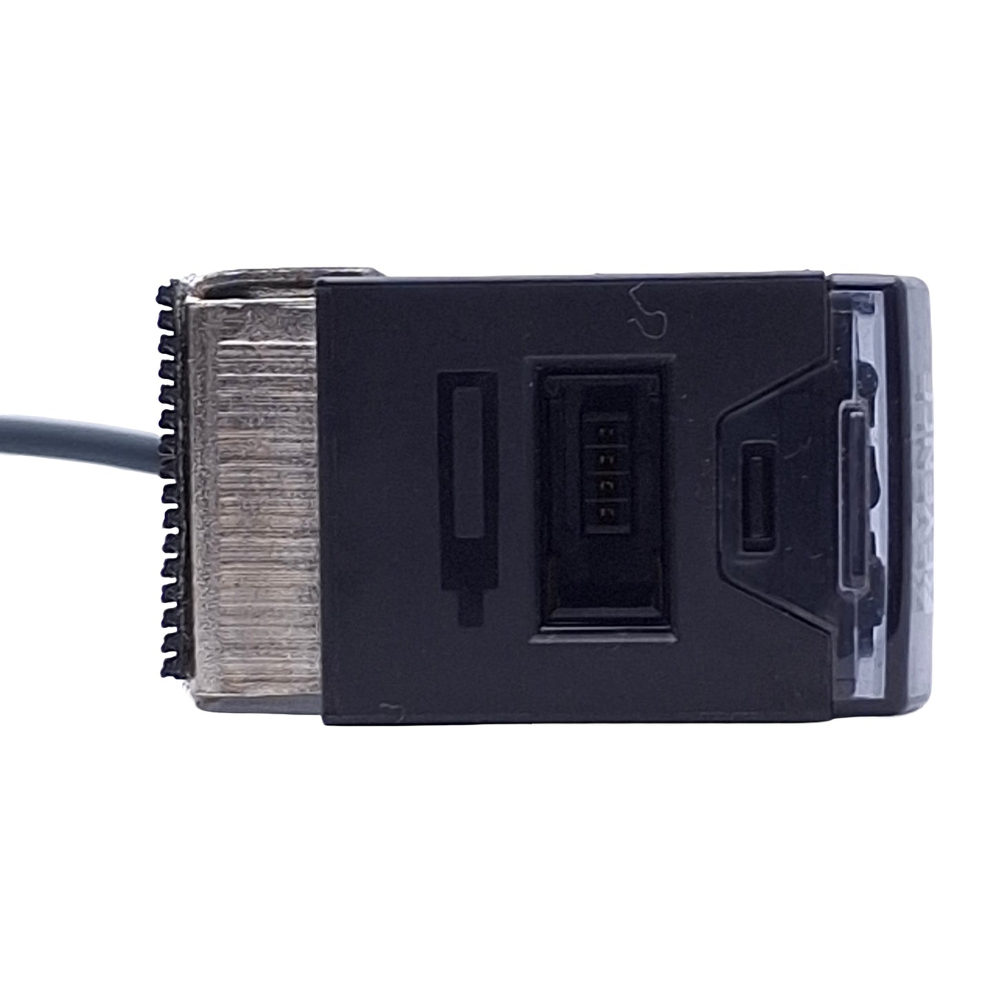 Used Keyence FW-V20 Amplifier Unit 24VDC In, 4-20mA Analog Out, NPN, 7ft Cable