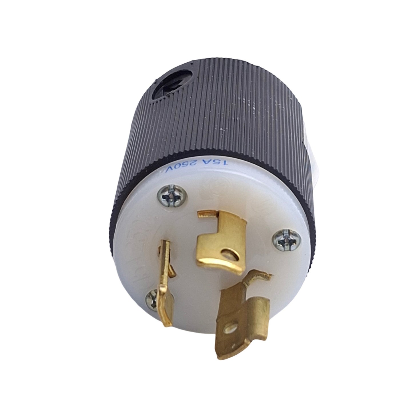 New Lot of 5 Hubbell HBL4570C Twist-Lock Plug Connectors 250VAC 15A, L6-15P, 2P 3W