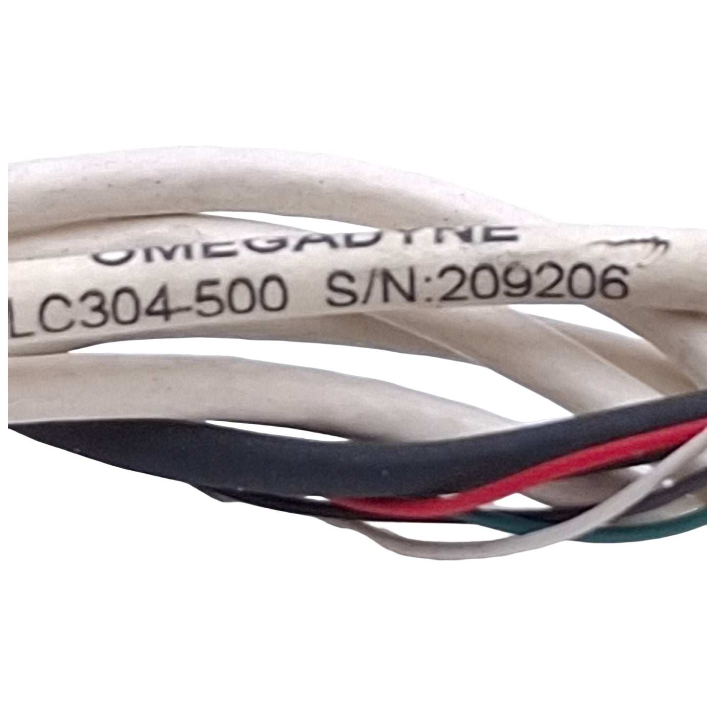 Used Omegadyne LC304-500 Compression Load Cell ø1in, 10-15VDC, 500lbs Capacity