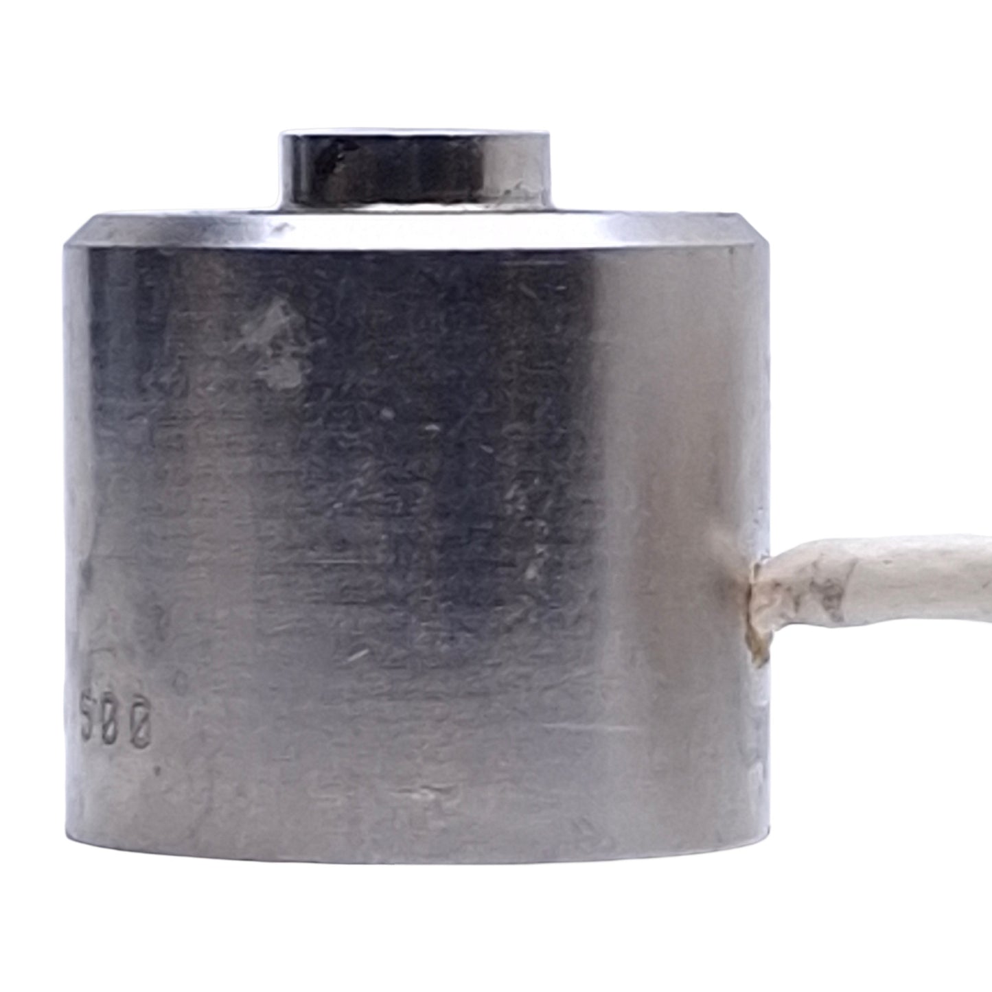 Used Omegadyne LC304-500 Compression Load Cell ø1in, 10-15VDC, 500lbs Capacity
