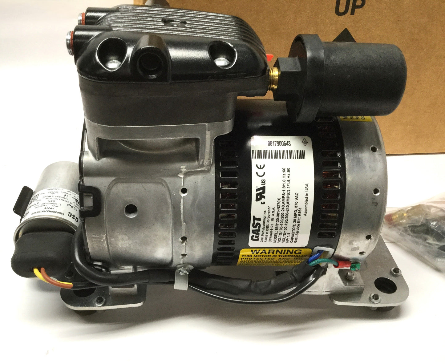 New Stratasys 403098-0001-S Fortus 380mc/450mc 3D Printer Pressure Pump Compressor
