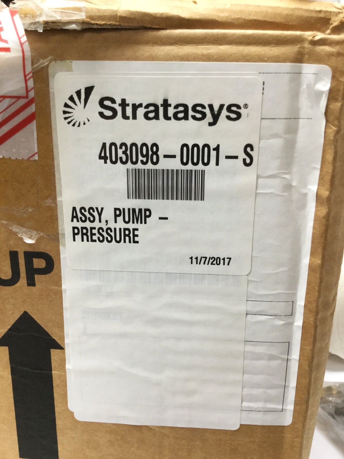 New Stratasys 403098-0001-S Fortus 380mc/450mc 3D Printer Pressure Pump Compressor