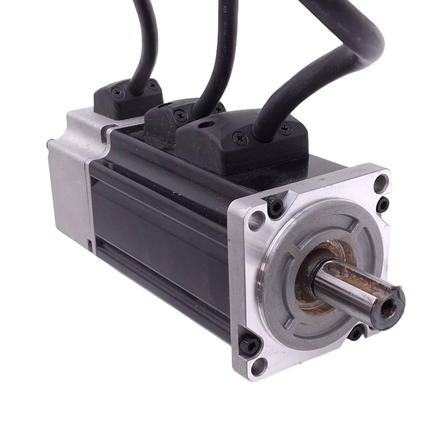 Used MOONS SM0601GE2-KCF-BNV AC Servo Motor, 3-ph 24-60VAC, 48VDC, 200W 6000rpm Max