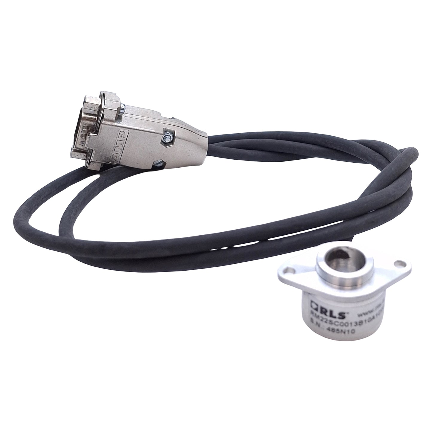 Used RLS RM22SC0013B10A1C00 Rotary Magnetic Encoder 5VDC, 30mA, 8192 Resolution
