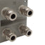 Used Numatics K503AFM42TA0010 Solenoid MidStation Manifold Block 1/4" Tube, 4-Pin M12