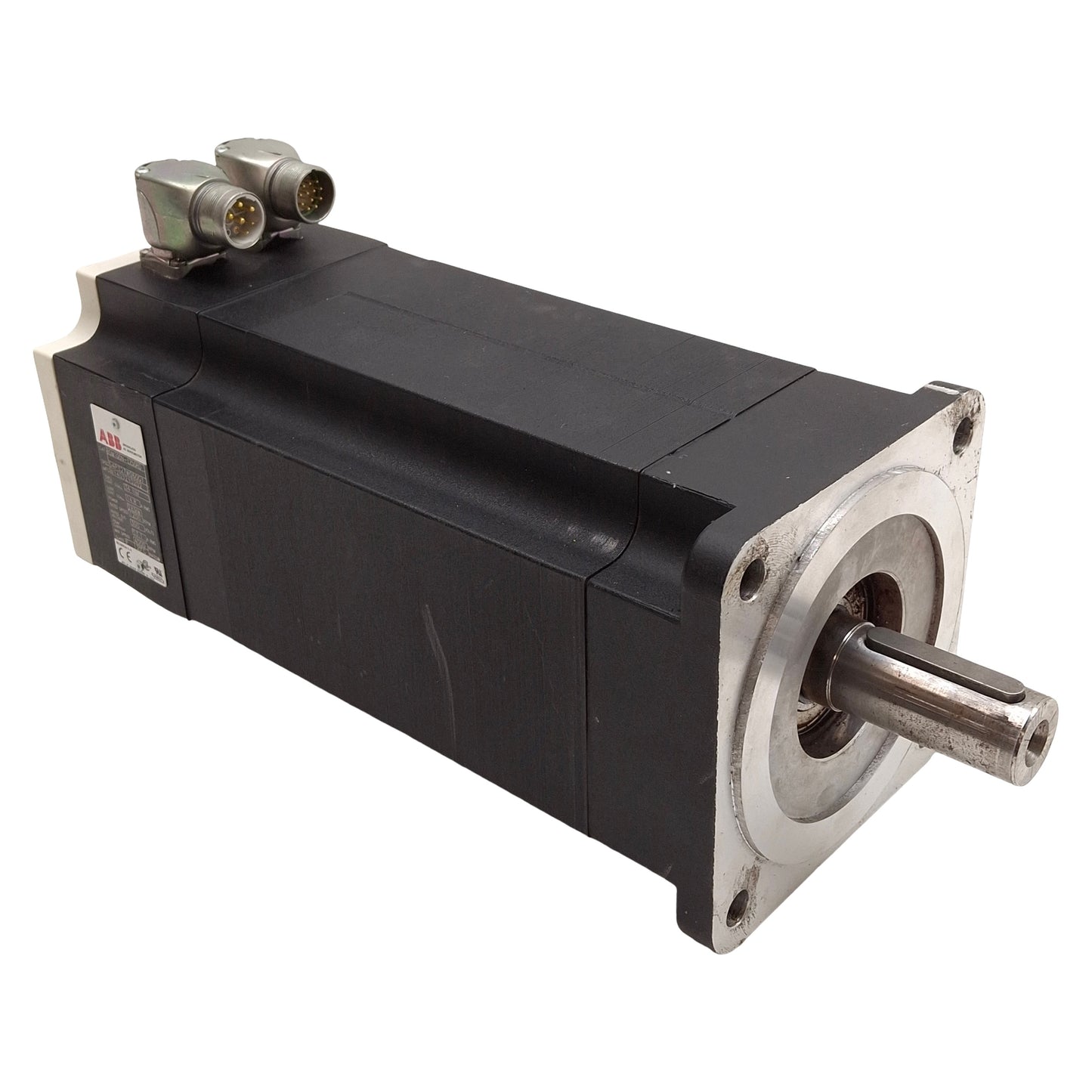 Used ABB BSM100N-3250RD Servo Motor, 2.63kW, 14.8A, 300VDC Bus, ø28mm Shaft, 1200rpm